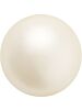 Pearl Round Semi 8mm Cream