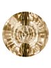 Rivoli Crystal Strassknopf 10mm, Crystal Golden Shadow