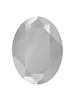 Oval 8x6mm Crystal Comet Argent Light