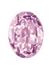 Oval 12x10mm Violet