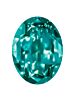 Oval 12x10mm Blue Zircon