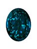 Oval 14x10mm Denim Blue