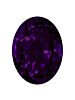 Oval 30x20mm Purple Velvet