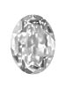 Oval 40x30mm Crystal