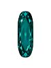 Long Classical Oval 15x5mm Blue Zircon