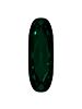 Long Classical Oval 15x5mm Emerald