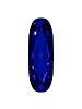 Long Classical Oval 21x7mm Capri Blue