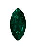 Navette 5x2.5mm Emerald