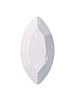 Navette 10x5mm White Opal