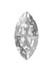 Navette 18x9mm Crystal