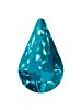 Pearshape 6x3.6mm Indicolite