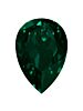 Drop 18x13mm Emerald