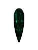 Raindrop 10x3mm Emerald