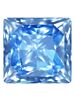 Princess Square 8mm Light Sapphire