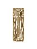 Princess Baguette 21x7mm Crystal Golden Shadow