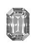 Step Cut Octagon 6x4mm Crystal