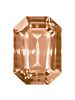 Step Cut Octagon 6x4mm Light Peach