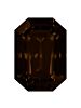 Step Cut Octagon 6x4mm Smoked Topaz