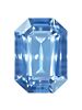 Step Cut Octagon 6x4mm Light Sapphire