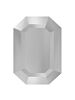 Step Cut Octagon 14x10mm Crystal Comet Argent Light