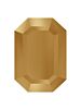 Step Cut Octagon 14x10mm Crystal Dorado