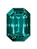 Step Cut Octagon 14x10mm Blue Zircon