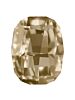 Graphic 14x10.5mm Crystal Golden Shadow