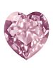 Antique Heart 5.5x5mm Light Rose