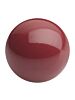 Pearl Round Semi 8mm Cranberry