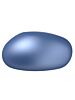 Pearl Elliptic 16x14mm Blue