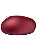 Pearl Elliptic 16x14mm Bordeaux