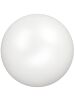 Crystal 1/2 drill Round Pear Pearl 10mm Crystal White Pearl