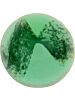 Glas Cabochon Rund 5mm green white marbled