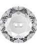 Faceted Round Button 12mm Crystal F