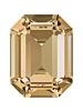 Octagon 18x13mm Crystal Golden Shadow F