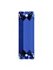 Baguette Aufnähstrass flach 2 Loch 21x7mm Sapphire